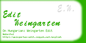 edit weingarten business card